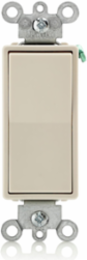 15 Amp Decora Rocker 4-Way Switch, Grounding, Light Almond, 120/277 Volt