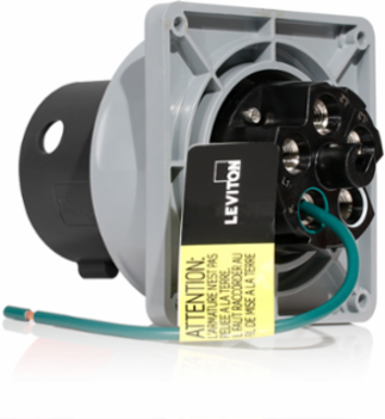 LEV Series IEC Pin & Sleeve Inlet 60 Amp, 347/600 Volt, IP66/IP67/IP68/IP69K