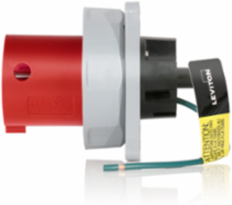 60 Amp IEC Pin & Sleeve Inlet, 277/480 Volt, IP66/IP67/IP68/IP69K
