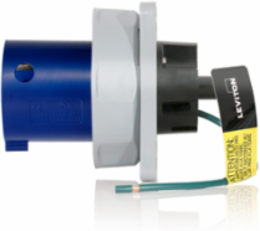 LEV Series IEC Pin & Sleeve Inlet 60 Amp 120/208 Volt 3-Phase IP66/IP67/IP68/IP69K