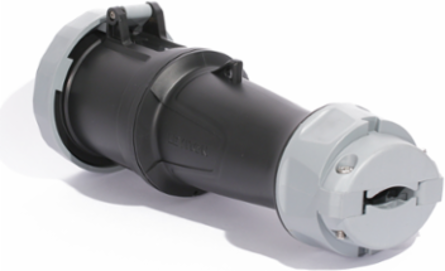 LEV Series 60A IEC Pin & Sleeve Connector, 347/600V, IP66/IP67/IP68/IP69K