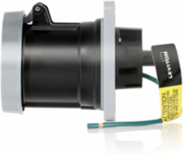 60 Amp IEC Pin & Sleeve Receptacle, 347/600 Volt, 3-Phase, IP66/IP67/IP68/IP69K