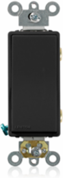 20 Amp Double-Pole Rocker Switch, Quiet, Commercial Grade, 120/277 Volt