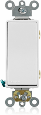 Decora Plus 20 Amp Double-Pole Quiet Rocker Switch, 120/277 Volt, Commercial Grade