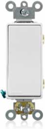 Decora Plus 20 Amp Double-Pole Quiet Rocker Switch, 120/277 Volt, Commercial Grade