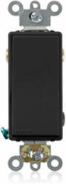Decora Plus 20 Amp Rocker 3-Way Quiet Switch, 120/277 Volt, Commercial Spec Grade