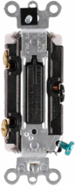 20 Amp Decora Plus Rocker 3-Way AC Quiet Switch, 120/277 VAC, Commercial Spec Grade, Light Almond