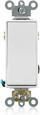 20 Amp 3-Way Decora Plus Rocker Switch, 120/277 Volt, Commercial Grade