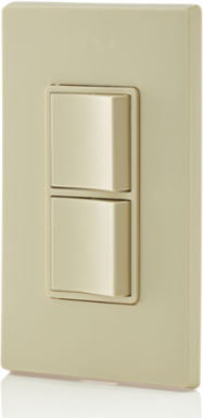 15 Amp Decora Combination Switch, Ivory, 120/277 Volt, Side Wired, Grounding