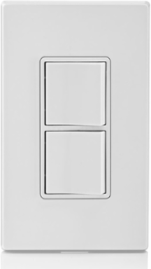 15 Amp Decora Single-Pole Combination Switch, 120/277 Volt, Grounding, White