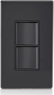 15 Amp Decora Single-Pole / 3-Way Combination Switch, 120/277V, Black