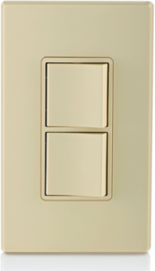 15 Amp Decora Single-Pole/3-Way Combination Switch, Grounding, Ivory