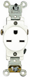 15 Amp Industrial Grade Self-Grounding Receptacle, NEMA 6-15R, 250 Volt