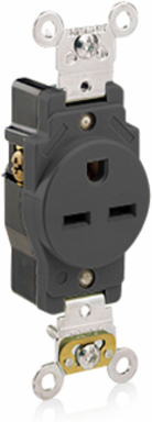 15 Amp Industrial Grade Self-Grounding Receptacle, NEMA 6-15R, 250 Volt