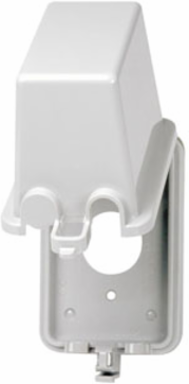 Weatherproof Wallplate 1-Gang, Clear, Thermoplastic, Extra Deep, Vertical