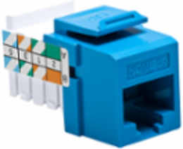 HOME 5E™ Snap-In Jack, T568A/B Wiring, Blue for Cat 5e UTP Connectivity