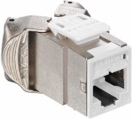 ATLAS-X1 Cat 5e Shielded QUICKPORT Jack, Tool-Free, White