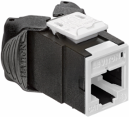 ATLAS-X1 Cat 5e UTP QUICKPORT Jack, White, UTP Shielding
