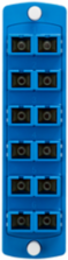 SDX Fiber Adapter Plate, Single-mode OS1/2, Duplex SC, 12 Fibers, Zirconia Ceramic Sleeve