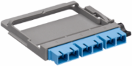 HDX Fiber Adapter Plate, OS2 Duplex SC 6 Fiber Zirconia Ceramic Sleeve