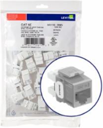 EXTREME Cat 5e QUICKPORT Jack - Gray, Unshielded, Punchdown, 25-Pack