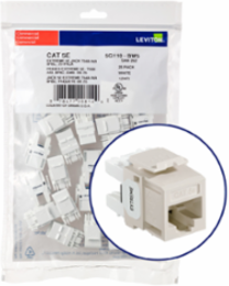 EXTREME Cat 5e QUICKPORT Jack, Light Almond, 25-Pack, Punchdown, Unshielded