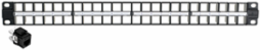 Cat 5e QuickPort High Density Patch Panel 48-Port Unshielded 1RU