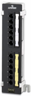 Cat 5e 12-Port Flat Patch Block 10 Inch x 2.3 Inch, Unshielded