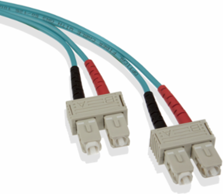 Economy Fiber Optic Patch Cord 50/125 um OM3, 10 Meter, SC-SC Duplex