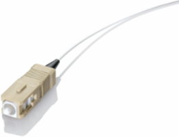 Economy Fiber Pigtail, 3 Meter, Multimode OM3, SC Connector