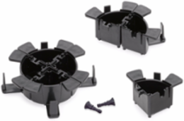 Fiber Cable Management Quarter-Round Ring Kit - RoHS Compliant, USA Made