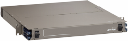 OPT-X™ HDX 1RU Fiber Enclosure, empty, with sliding trays; Accepts up to (8) HDX components