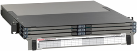 OPT-X UHDX 1RU Fiber Enclosure, Accepts 12 HDX Components, RoHS Compliant