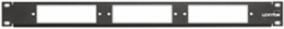 1RU Fiber Optic Panel, Black, 72 Ports, Cassette-Based