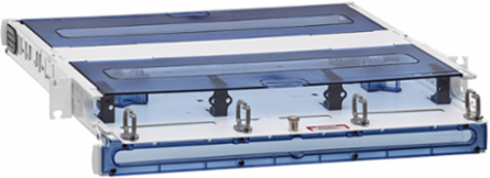 1RU Fiber Enclosure with Sliding Tray, Up to (3) SDX Adapter Plates/Cassettes