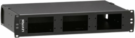 2RU Flush Mount Fiber Distribution & Splice Enclosure, Accepts 6 SDX Plates, Up to 72 LC Fibers