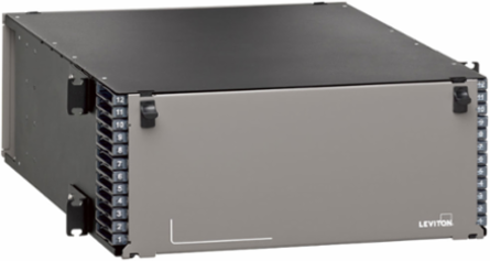 OPT-X UHDX 4RU Fiber Enclosure with Sliding Trays, Accepts 48 HDX Components