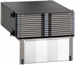 OPT-X UHDX 4RU Fiber Enclosure with Sliding Trays, Accepts 48 HDX Components