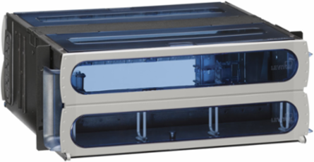 4RU Fiber Enclosure, Black, Accepts (12) SDX Adapter Plates/Cassettes