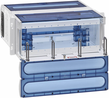4RU Fiber Enclosure, White, with Sliding Tray, Accepts Up to 12 SDX Adapter Plates