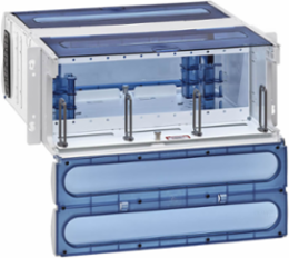 4RU Fiber Enclosure, White, with Sliding Tray, Accepts Up to 12 SDX Adapter Plates
