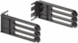0RU Patch Cord Manager, 16-Gauge Steel, Organizes Patch Cords (Bag of 2)