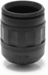 Locking Plug Boot, 15 Amp, Black, Weather-Resistant, Thermoplastic Elastomer