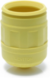 Yellow Weather-Resistant Boot for Locking Plug, 15 Amp, 3-Wire