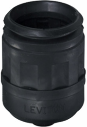 Weather Resistant Boot for 15 Amp & 20 Amp Straight Blade Plug - Black