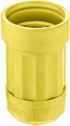Locking Connector Boot, 15 Amp, 3-Wire, Weather-Resistant, Yellow