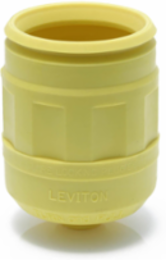 Locking Plug Boot, 20 Amp & 30 Amp, Yellow, 3-Wire, Weather-Resistant