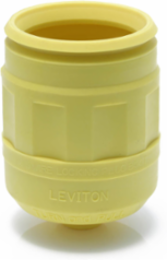 Locking Plug Boot, Weather-Resistant, Yellow, 20 Amp & 30 Amp