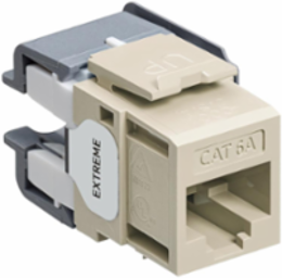 EXTREME Cat 6A QUICKPORT Jack, Ivory, Punchdown Termination