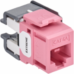 EXTREME™ Cat 6A QUICKPORT™ Jack, Channel-Rated, Pink